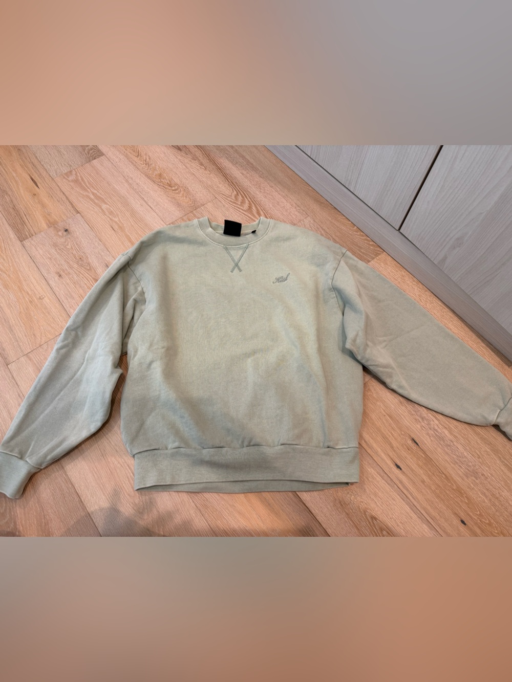 Kith Sage Green Crew Sweatshirt